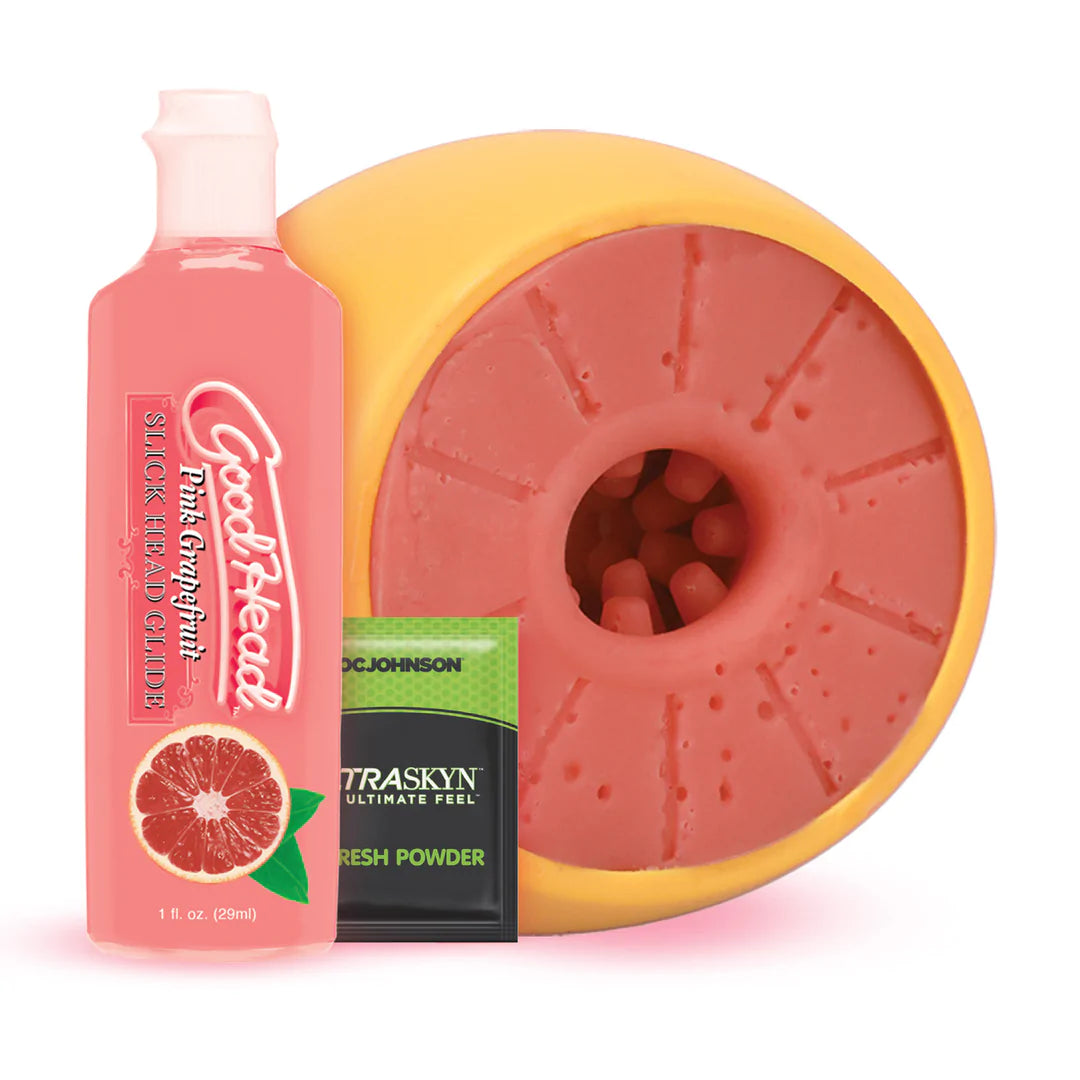 Masturbateur Pamplemousse Grapefruit Blowjob Set - DocJohnson