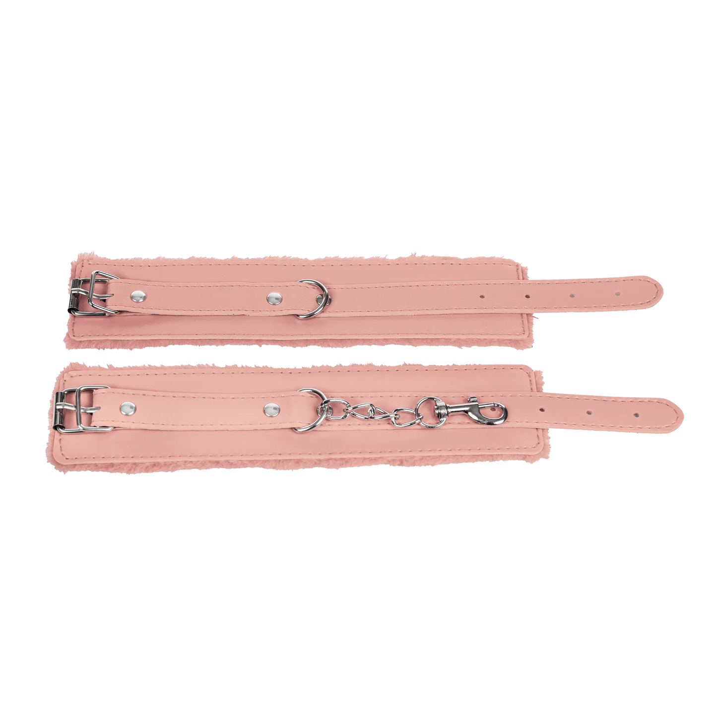 Menottes en Fourrure Roses - TieMeUp