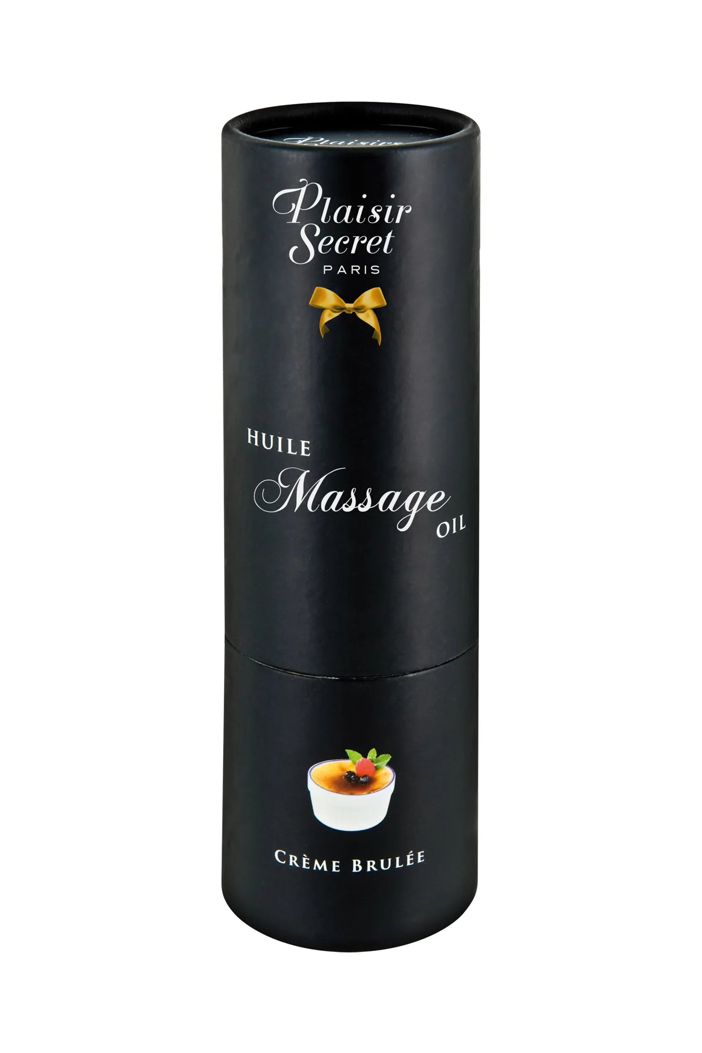 Huile de Massage Gourmande Crème Brulée - Plaisir Secret