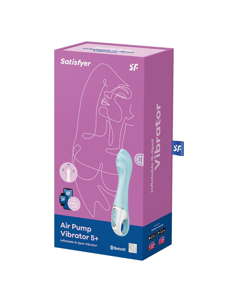 Vibromasseur Gonflable Air Pump avec App - Satisfyer