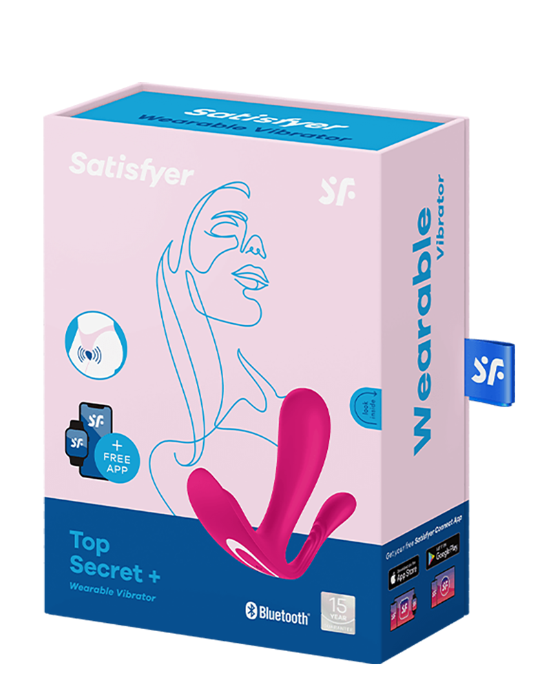 Vibromasseur Portable Top Secret + Rose - Satisfyer