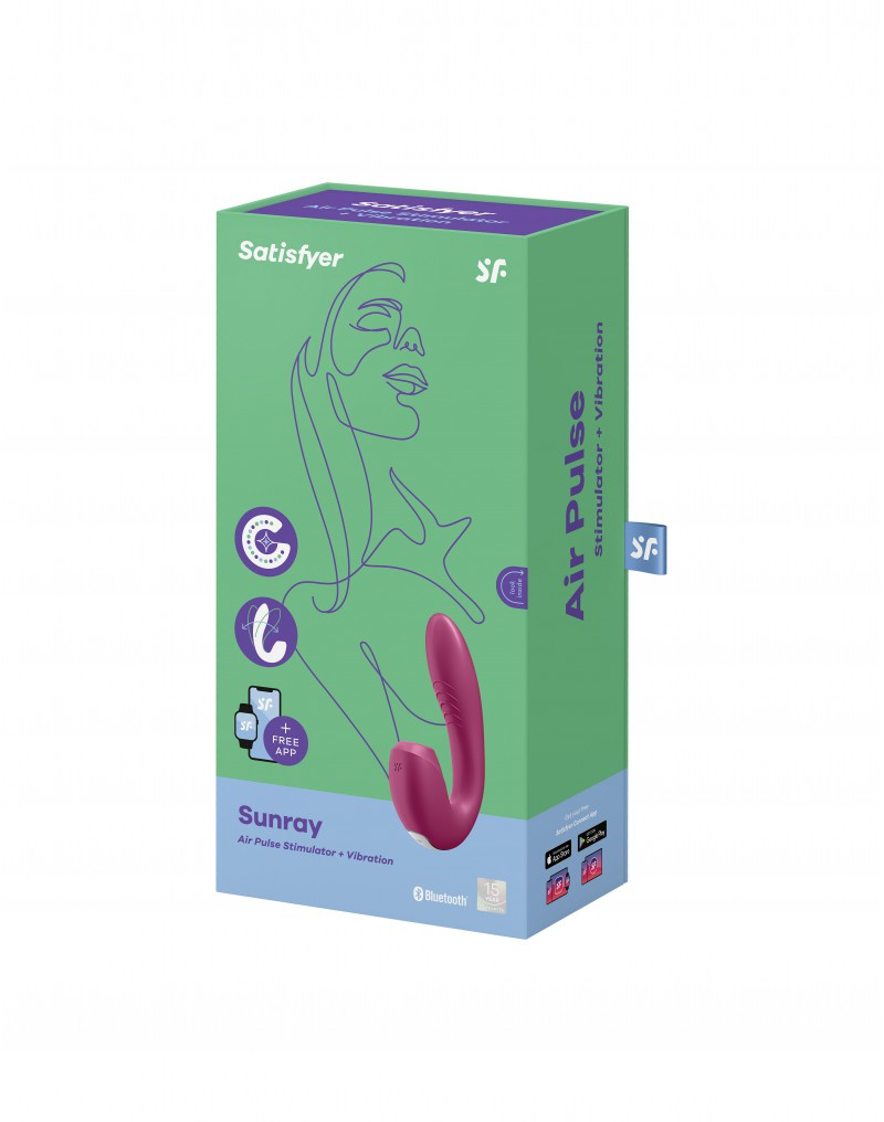 Stimulateur Clitoridien et Vibromasseur Sunray - Satisfyer