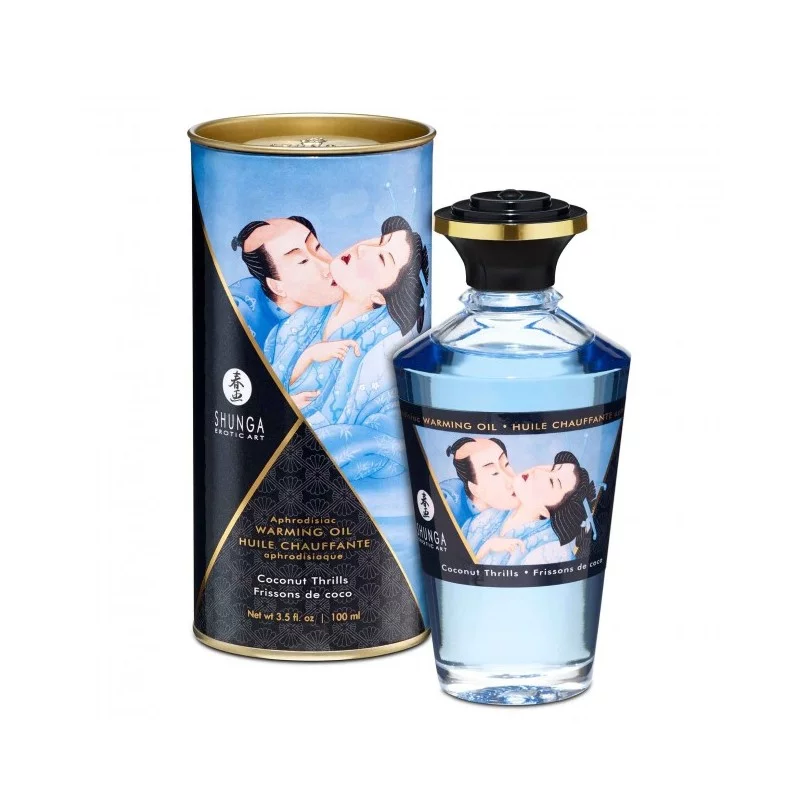 Coconut Thrills Kissable Heating Massage Oil - Shunga