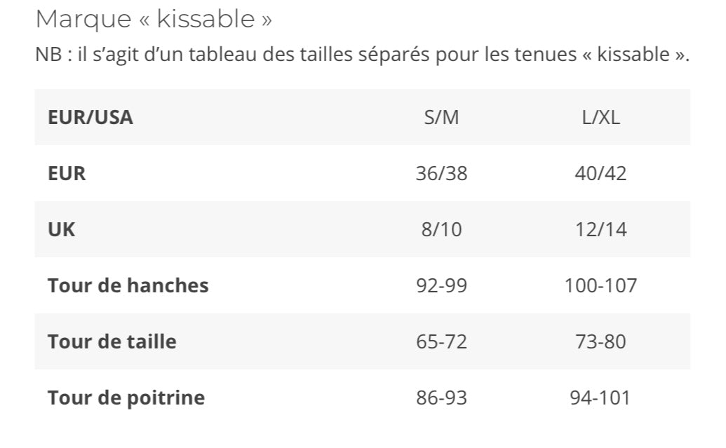 Ensemble Soutien Gorge, String et Porte-Jarretelles - Kissable