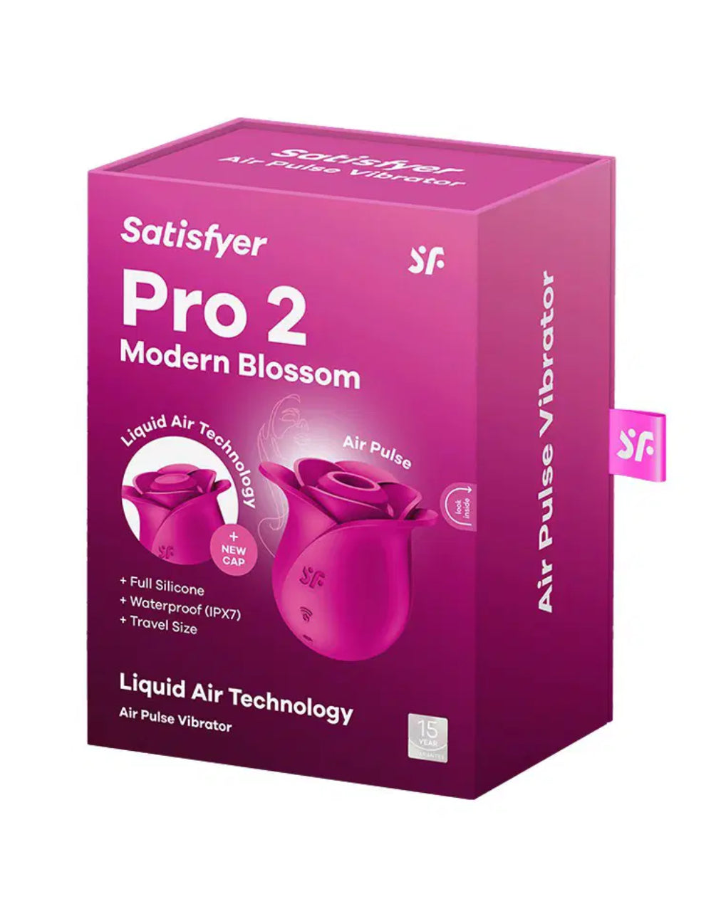 Stimulateur Clitoridien 2 en 1 Air Pulsée et Liquid Air Pro 2 Modern Blossom - Satisfyer