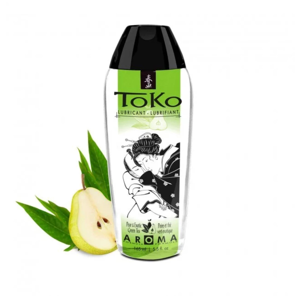 Lubrifiant Comestible base eau Toko Poire & Thé Vert Exotique - Shunga