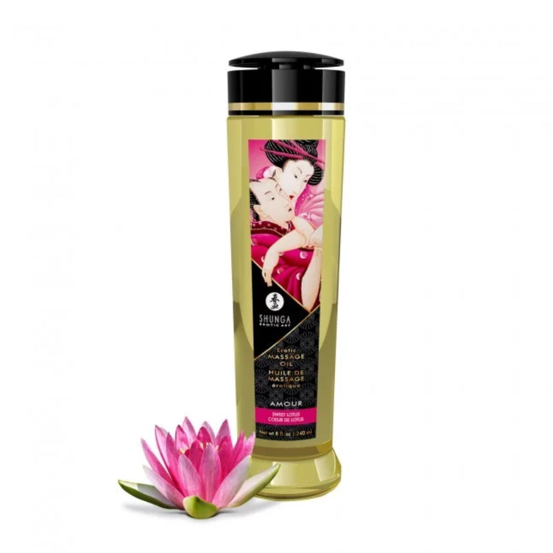 Huile de Massage Fleur de Lotus - Shunga