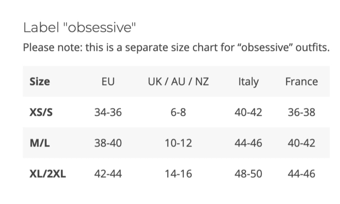 Porte-Jarretelles et Bas intégrés S207 - Obsessive