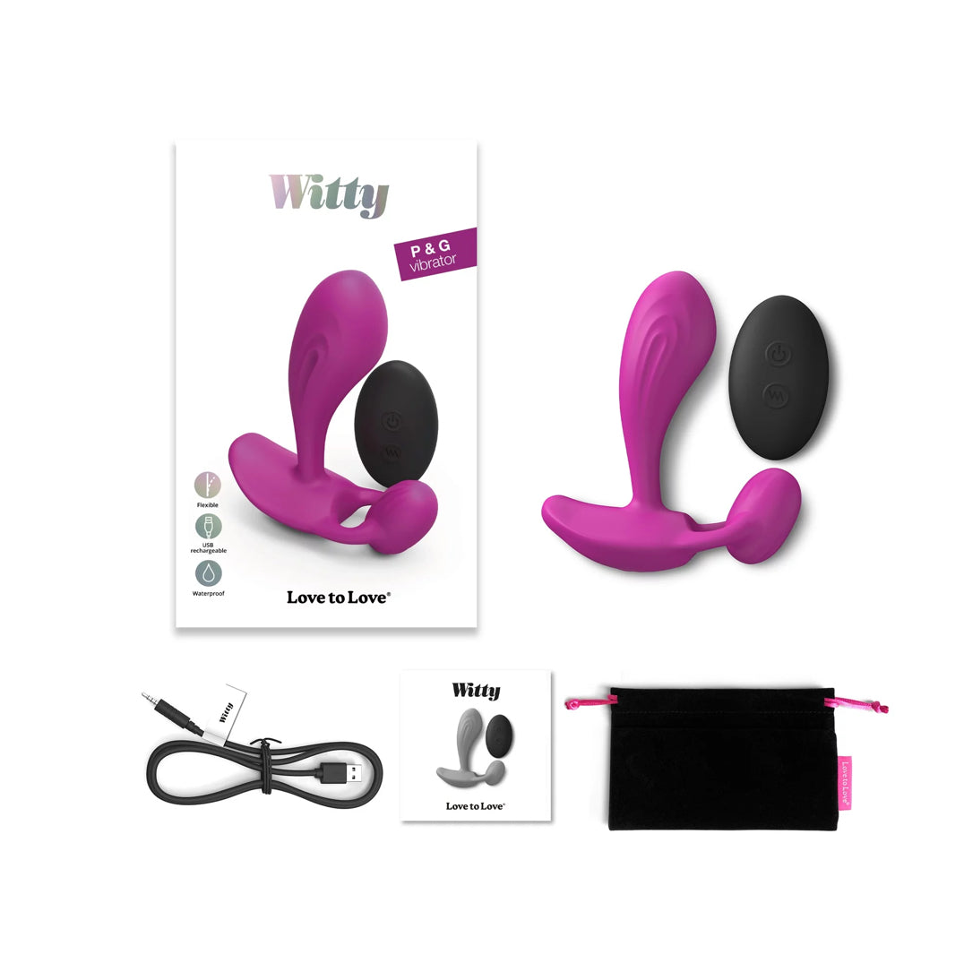 Vibromasseur Unisexe point P&G Witty Sweet Orchid- Love to Love