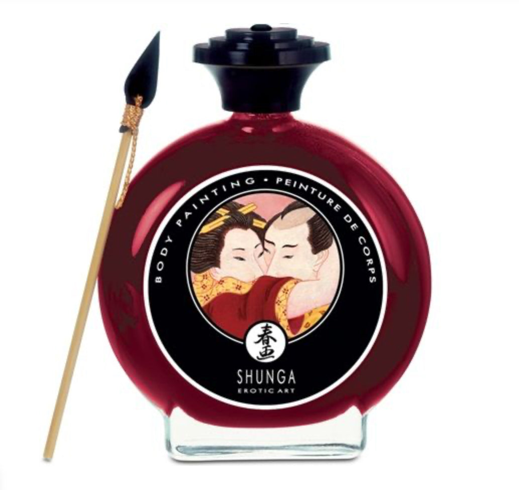 Body Painting Comestible Vin pétillant et Fraise - Shunga