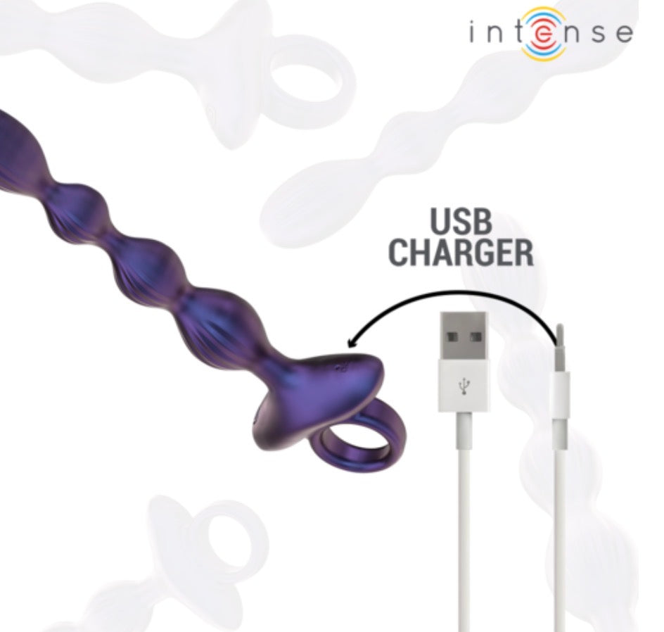 Plug anal vibrant avec télécommande Jackie - Intense