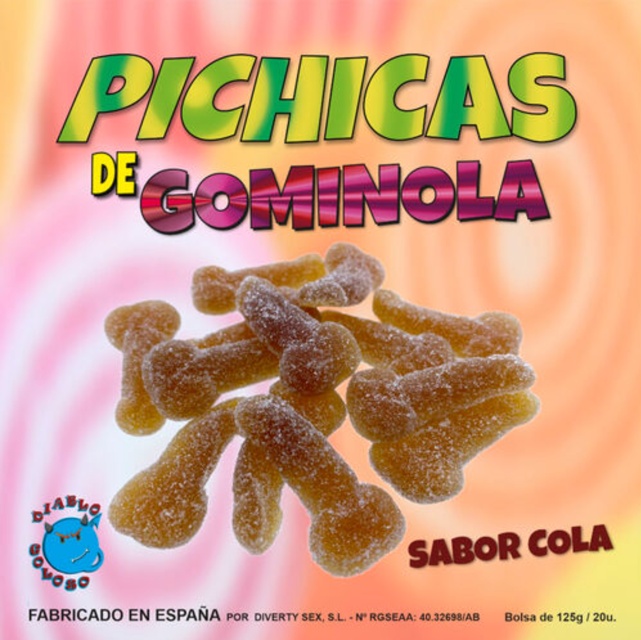 Penis Candies Coca Pichicas De Gominola - Diablo Goloso