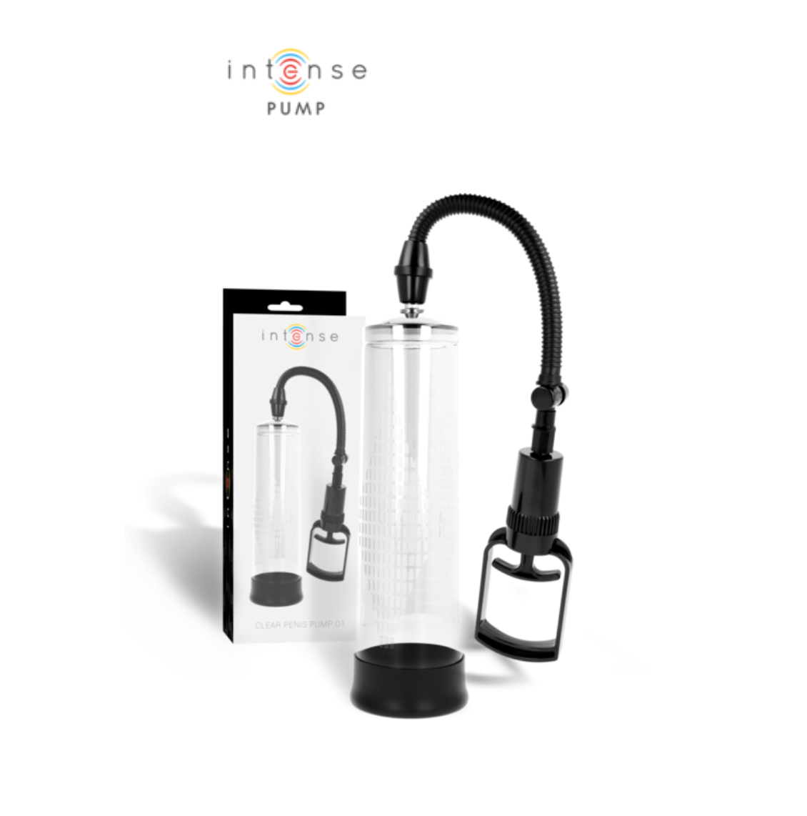 Transparent Pump 01 Manual Penis - Intense