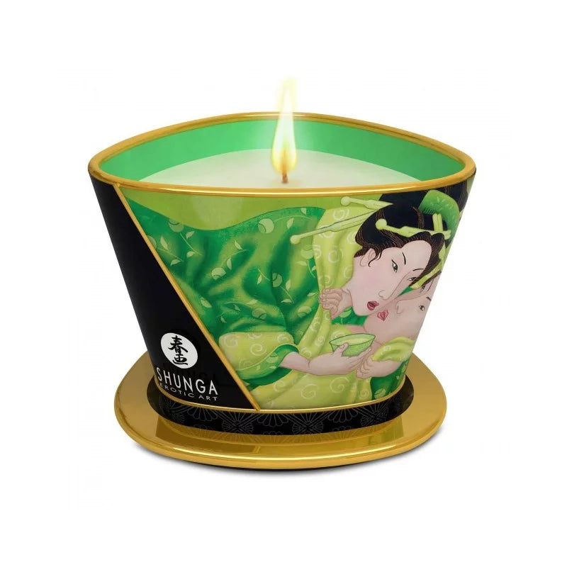 Bougie de massage Exotic Green Tea - Shunga