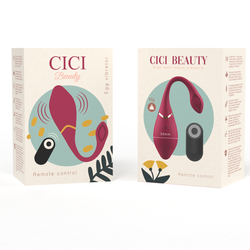Œuf vibrant avec télécommande- Cici Beauty