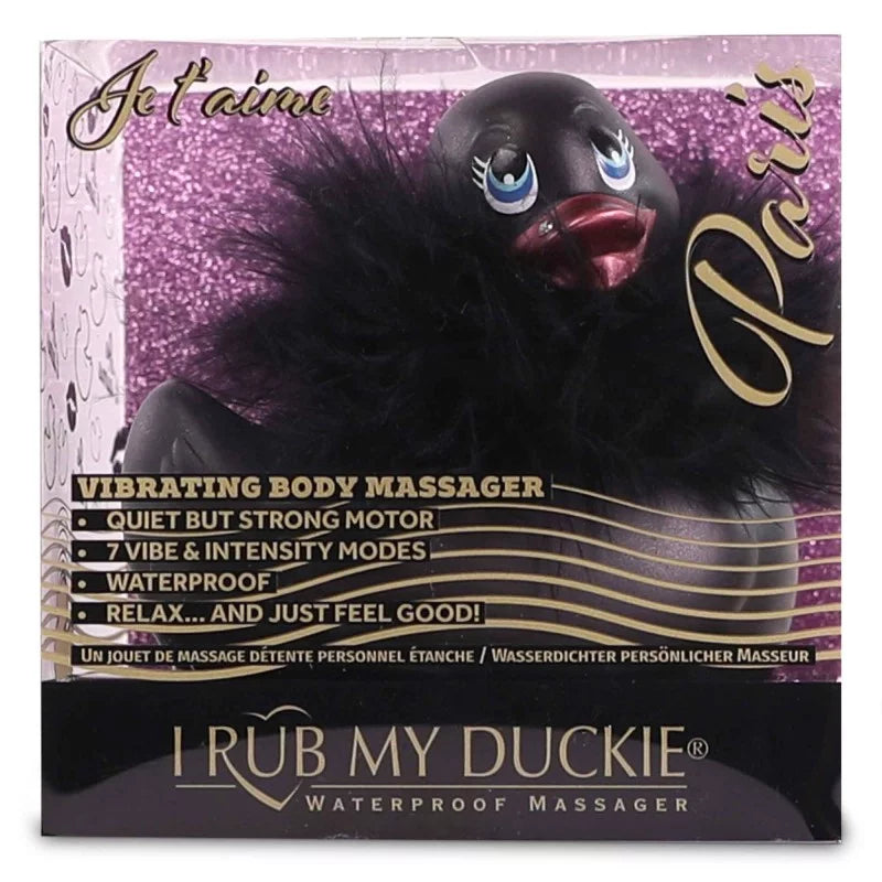 Vibromasseur I Rub My Duckie Paris Noir Métallisé - Big Tease Toys