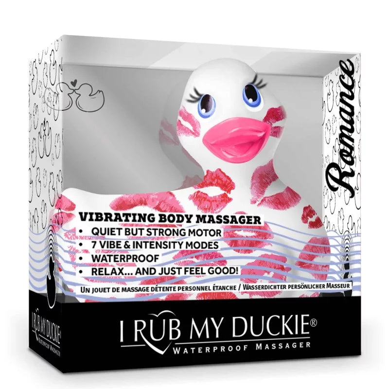 Vibromasseur I Rub My Duckie Romance Rose et Blanc - Big Tease Toys