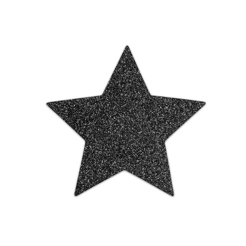 Caches Tétons Flash Étoile Black Star - Bijoux Indiscrets