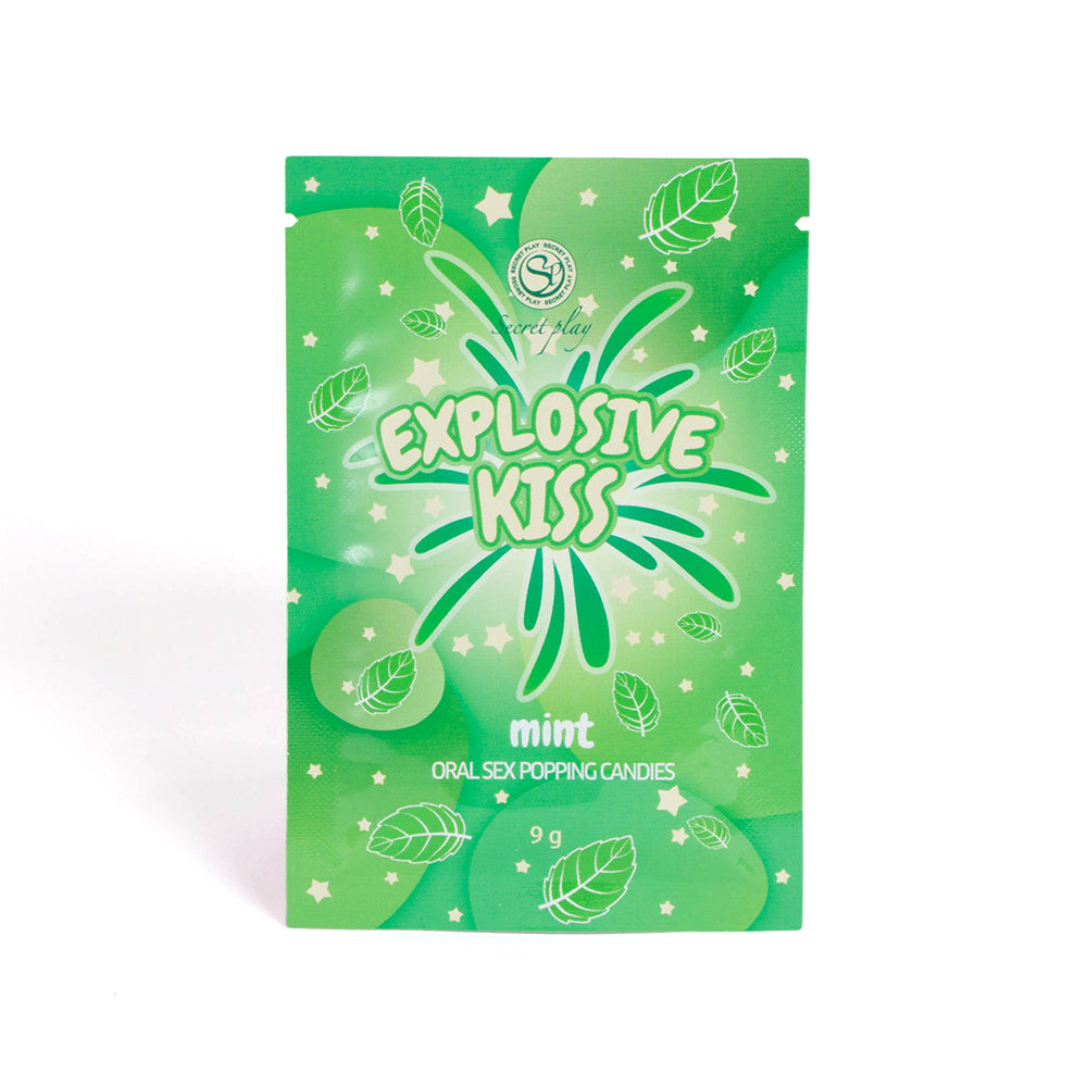 Fizzy Candies for Oral Sex Mint Explosive Kiss - Secret Play