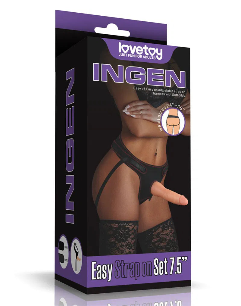 Gode ceinture strap-on avec gode Ingen - Lovetoy