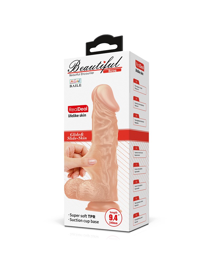 Realistic Dildo Beautiful Buraq 24cm - Baile