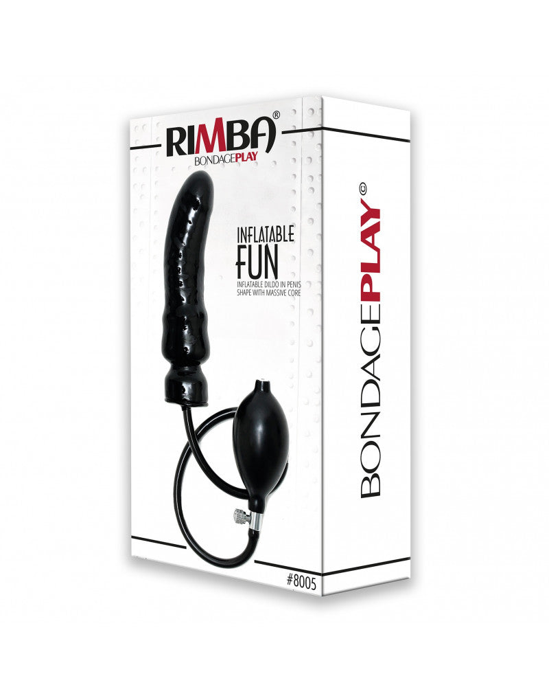 Inflatable Latex Dildo Inflatable Fun - Rimba Bondage Play