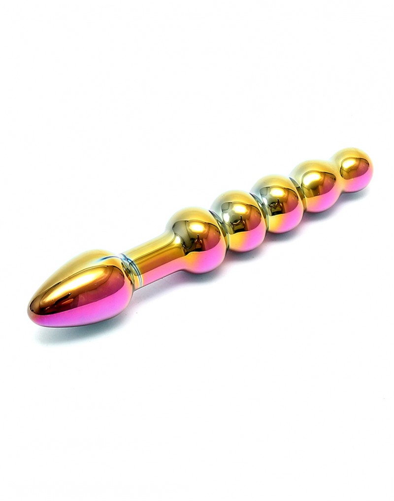 Laila Sensual Glass Dildo and Plug - Rimba