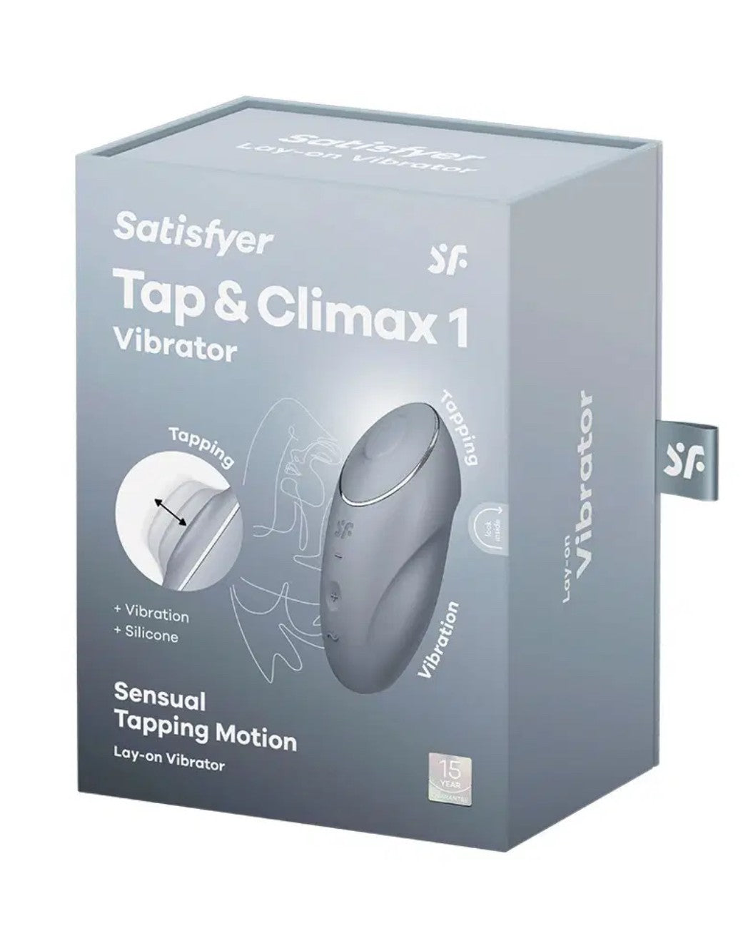 Stimulateur Clitoridien 2 en 1 à Tapotements et Vibrations Tap & Climax - Satisfyer