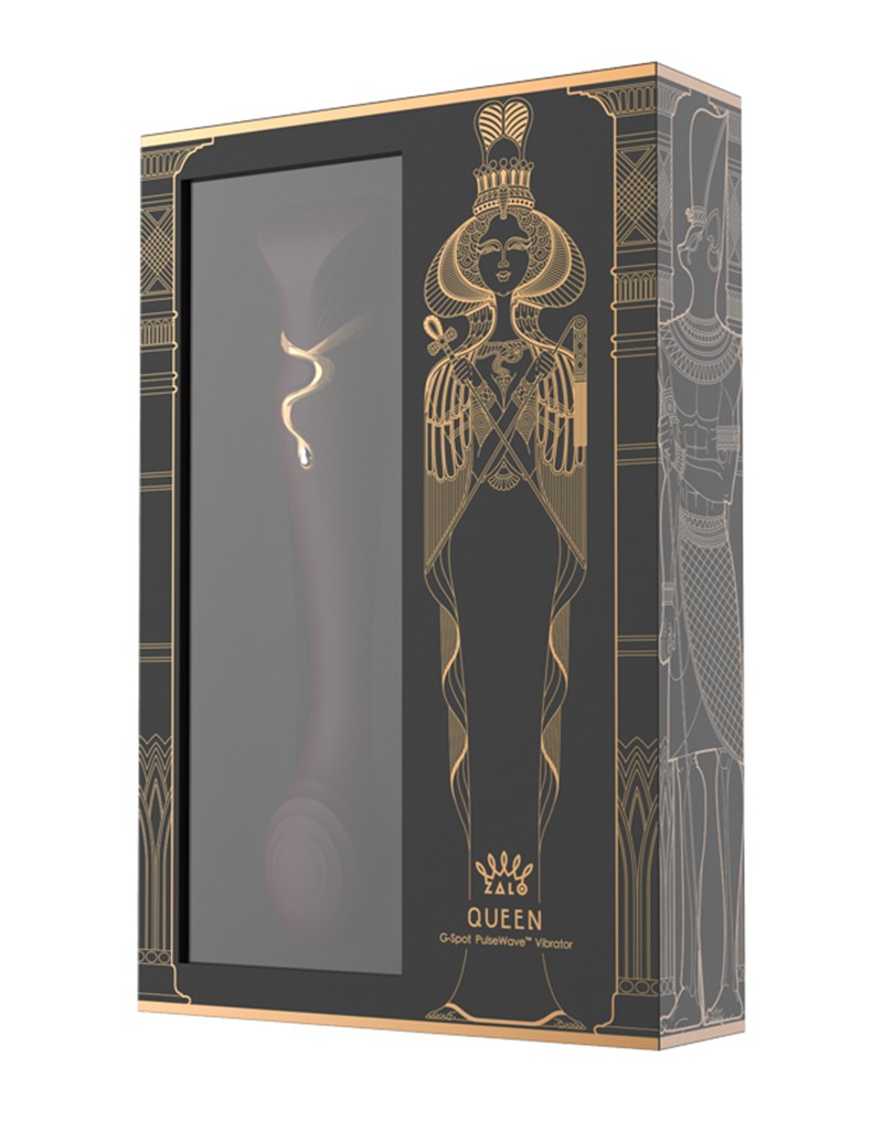Vibromasseur Stimulateur Clitoridien Chauffant avec App Queen Set - Zalo