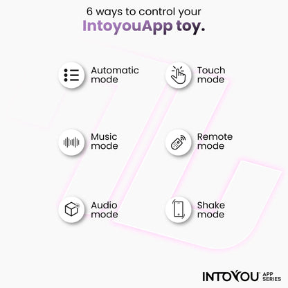 Œuf Vibrant avec Application Bleu / Violet – Intoyou