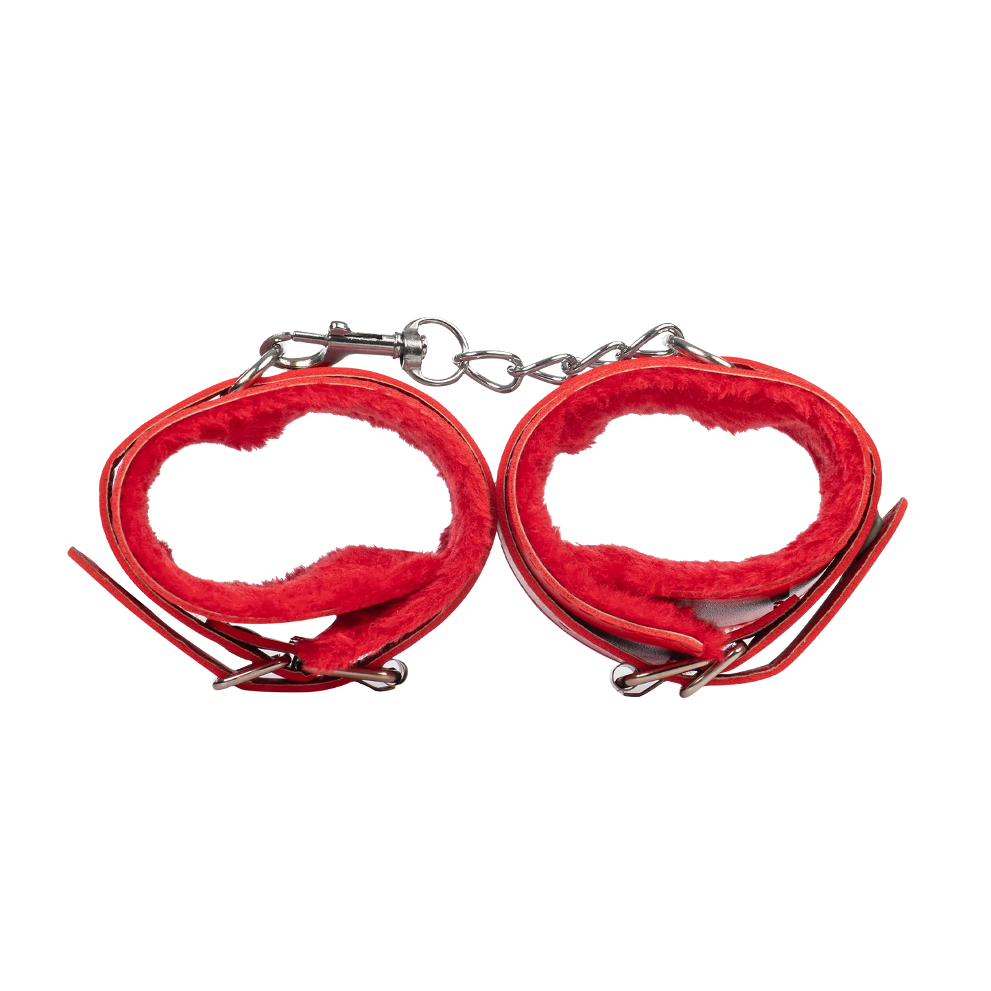 Menottes en Fourrure Rouges - TieMeUp