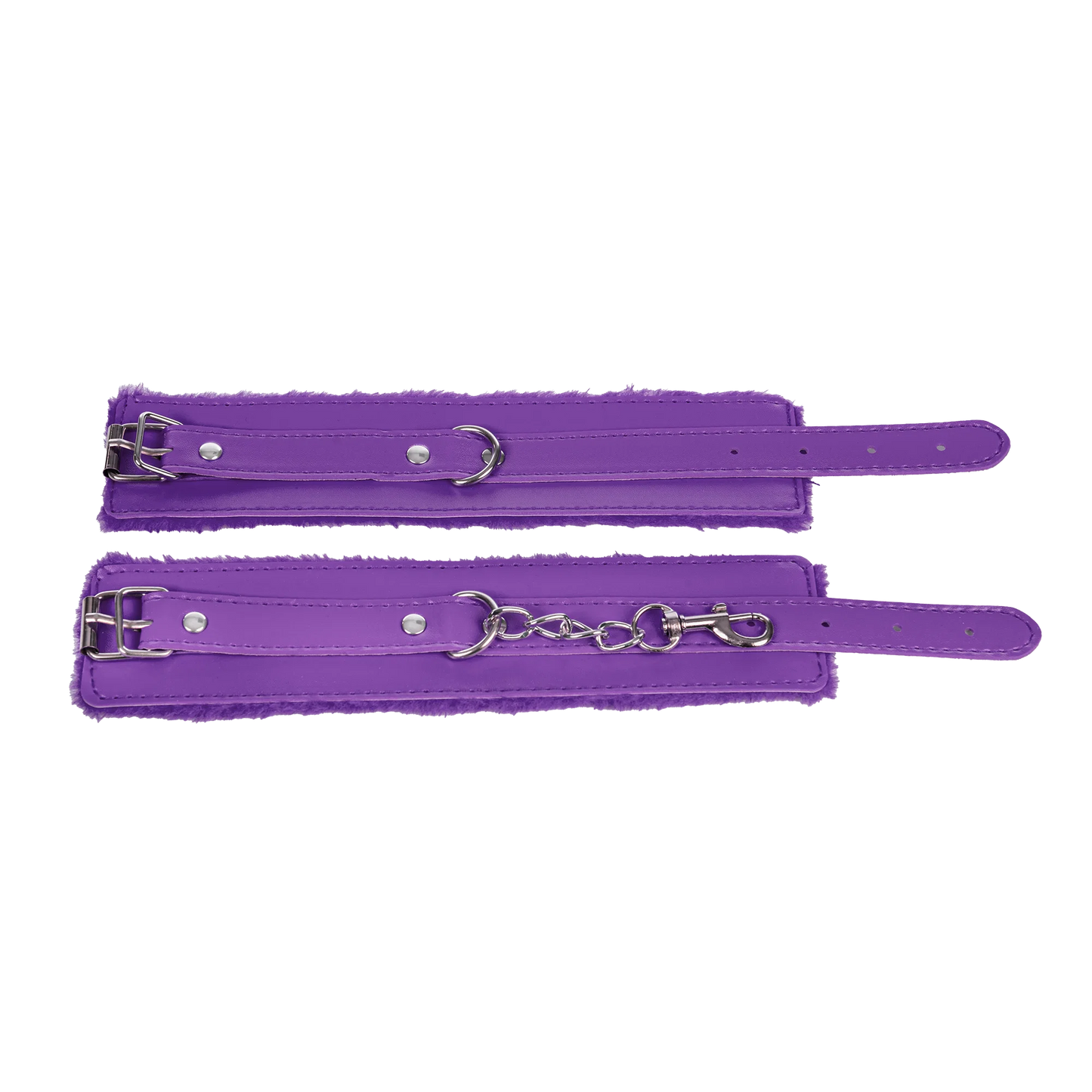 Menottes en Fourrure Violettes - TieMeUp