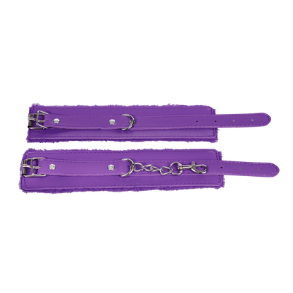 Menottes en Fourrure Violettes - TieMeUp