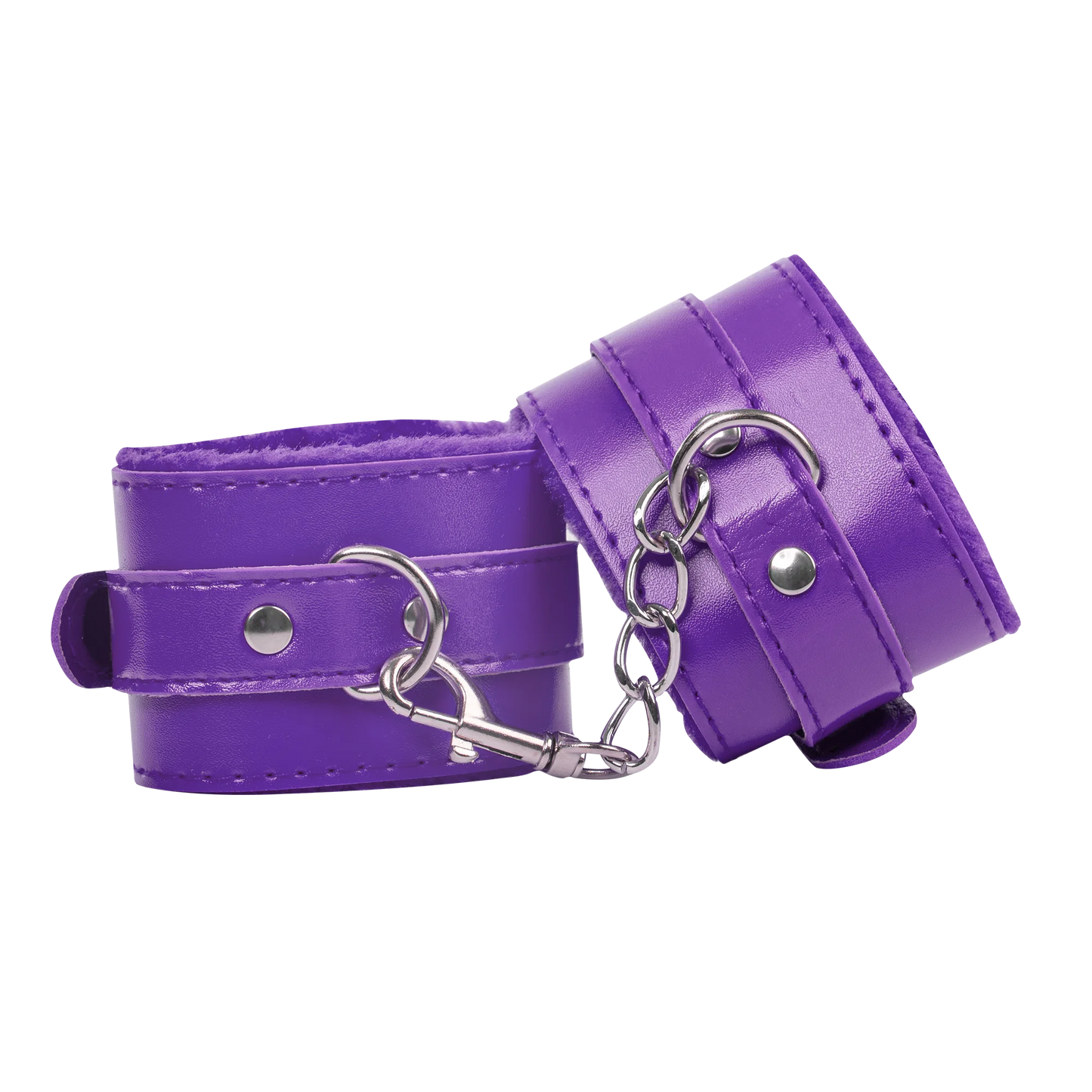 Menottes en Fourrure Violettes - TieMeUp