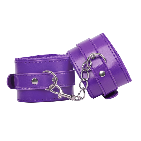 Menottes en Fourrure Violettes - TieMeUp