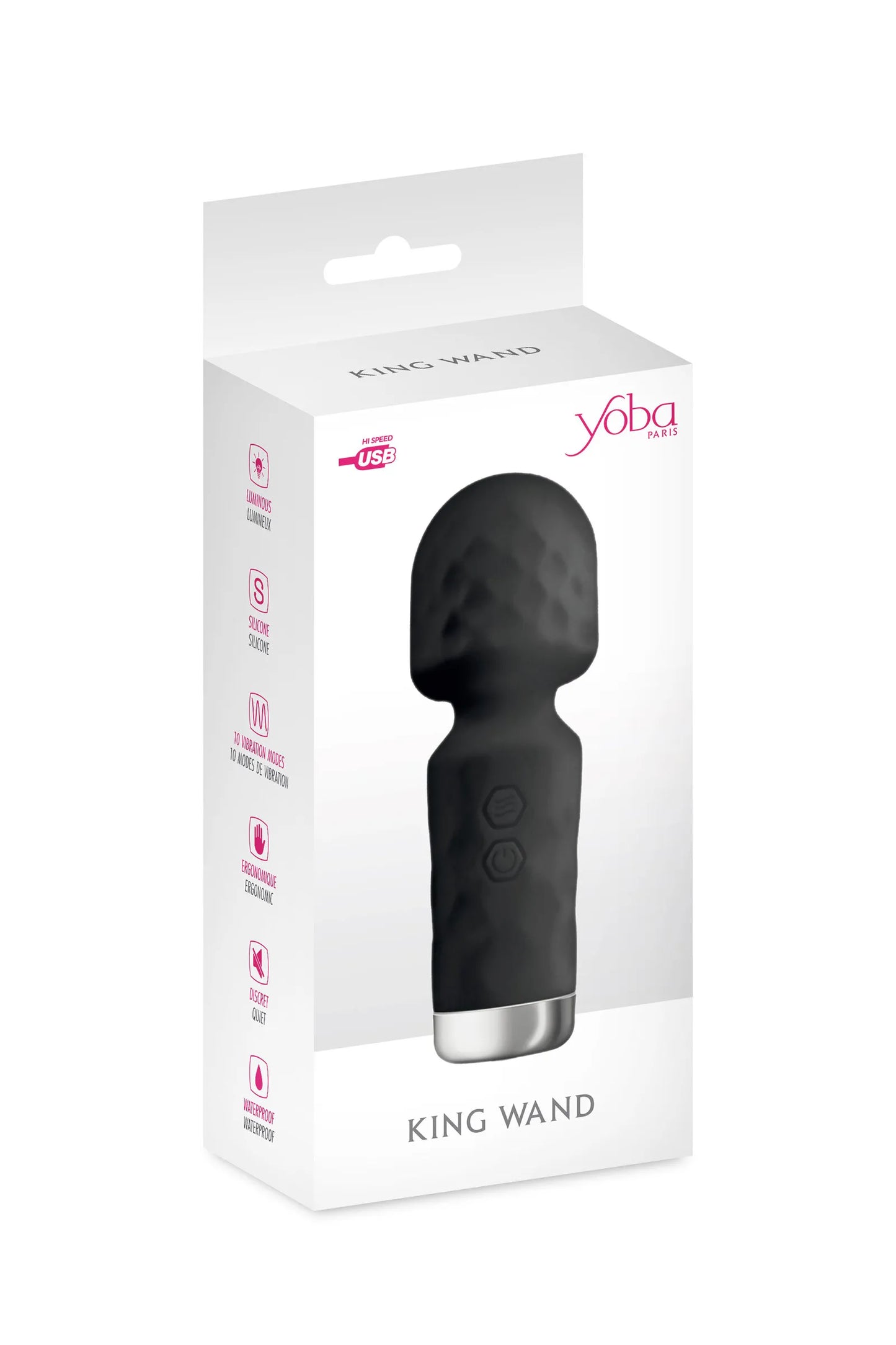 Mini Wand King Wand Noir - Yoba