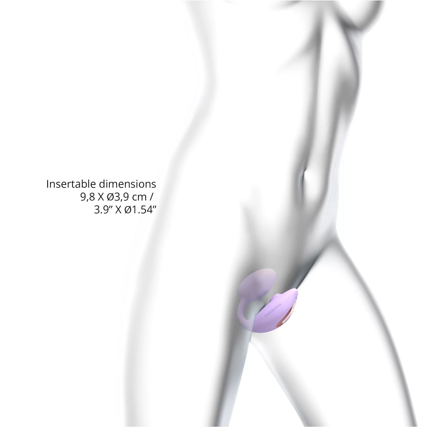 Stimulateur Clitoridien avec Flapping Technologie et Oeuf Vibrant WonderLover Viva Mauve avec Télécommande - Love To Love