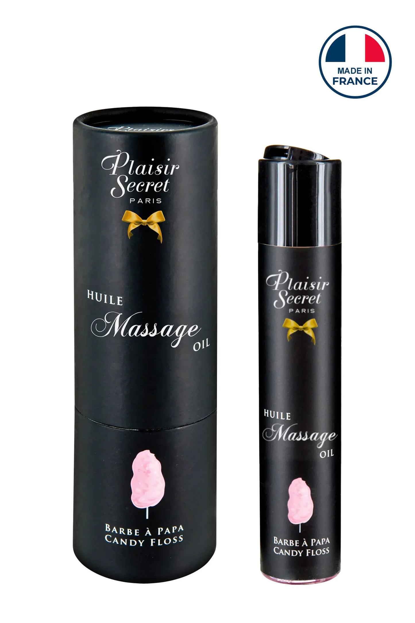 Huile de Massage Gourmande Barbe à Papa - Plaisir Secret