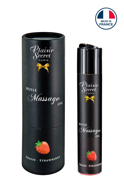 Huile de Massage Gourmande Fraise - Plaisir Secret