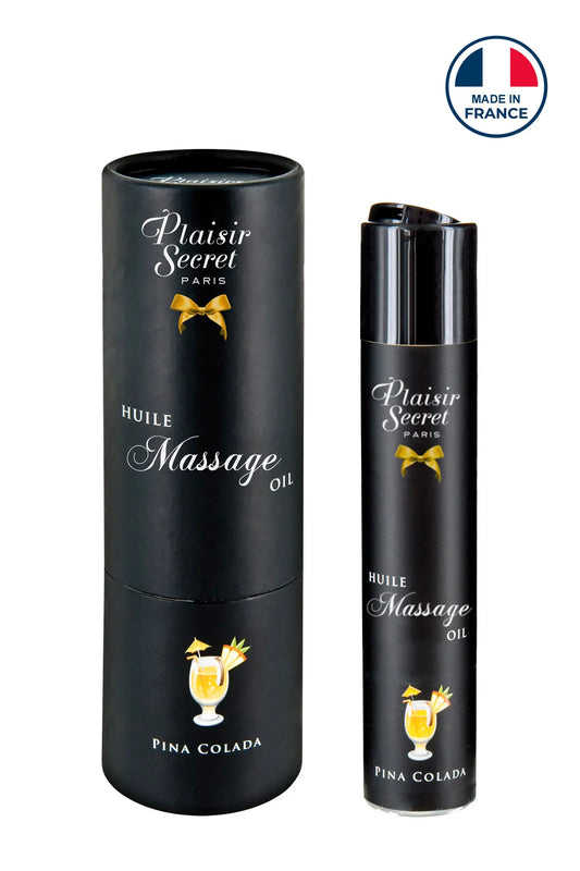 Huile de Massage Gourmande Pina Colada - Plaisir Secret