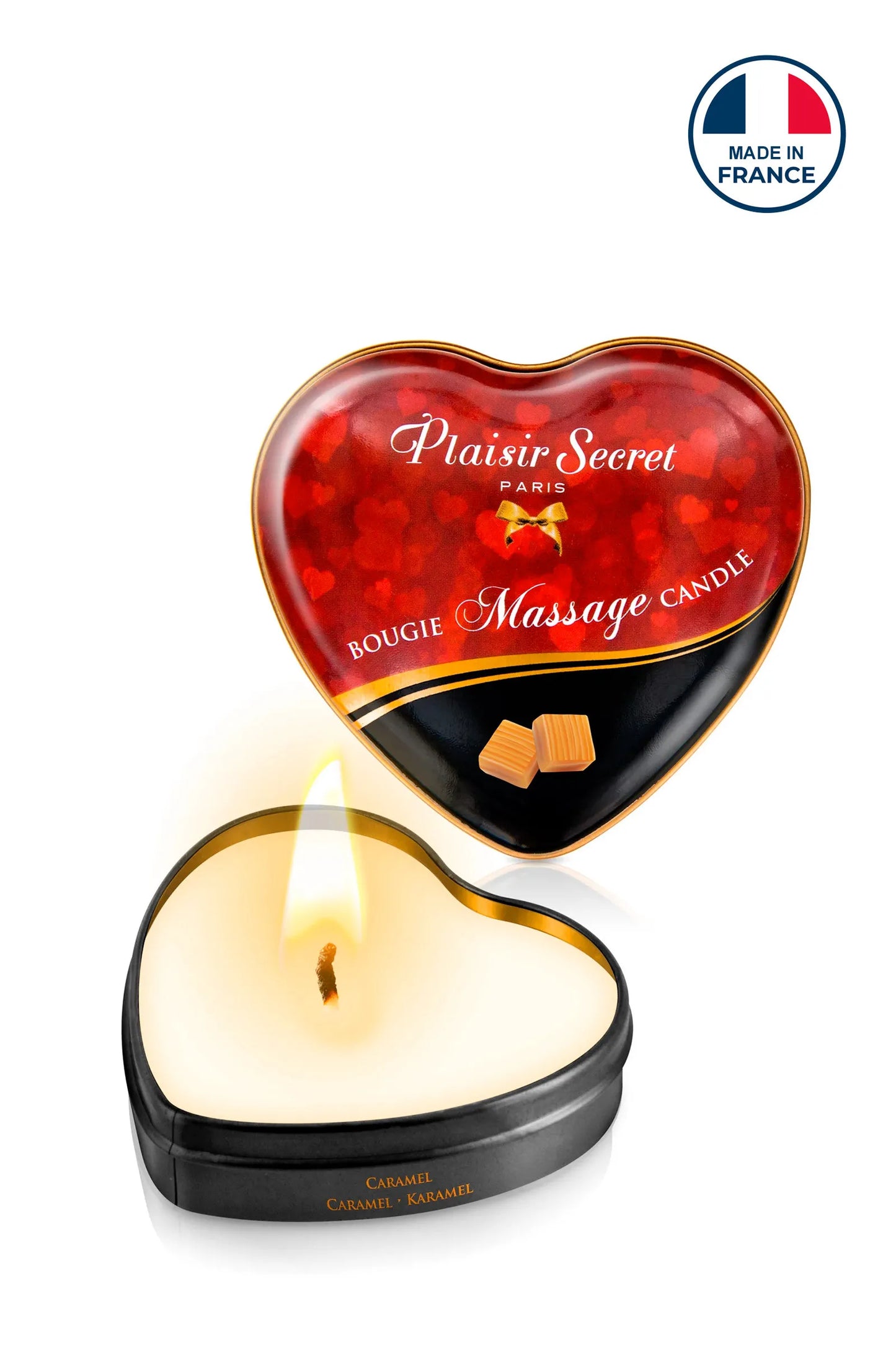 Bougie de Massage Gourmande Caramel - Plaisir Secret