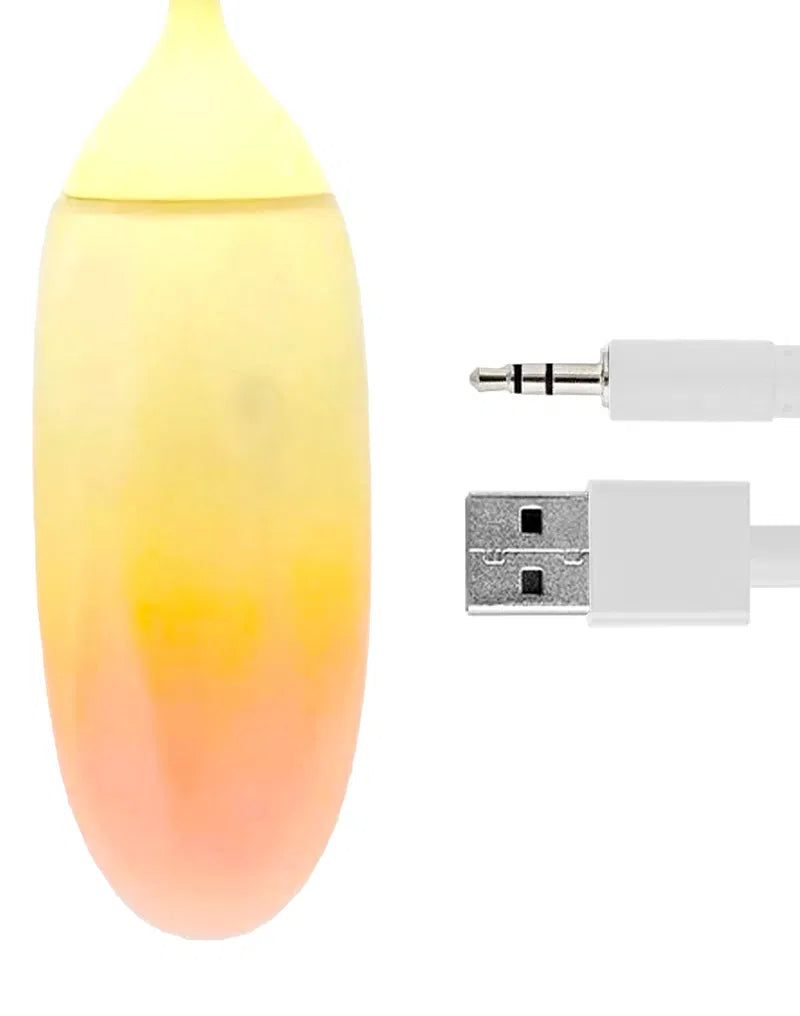 Œuf Vibrant avec Application Jaune / Orange – Intoyou