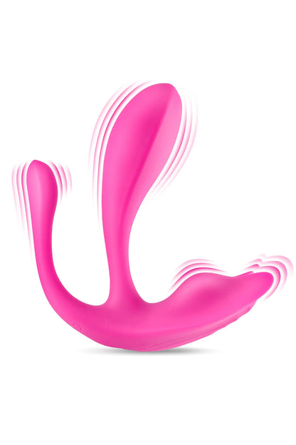 Vibromasseur Portable Point G, Clitoris et Anus avec Télécommande Sneaky - Yoba