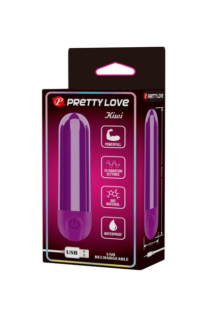 Vibromasseur Bullet Kiwi Violet - Prettylove