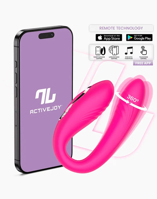 Vibromasseur pour Couples à Vibration et Oscillation Couty avec app- IntoYou