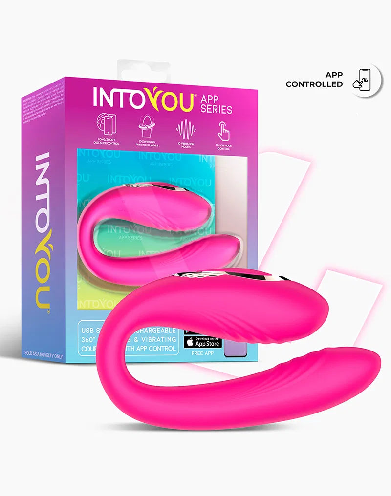 Vibromasseur pour Couples à Vibration et Oscillation Couty avec app- IntoYou