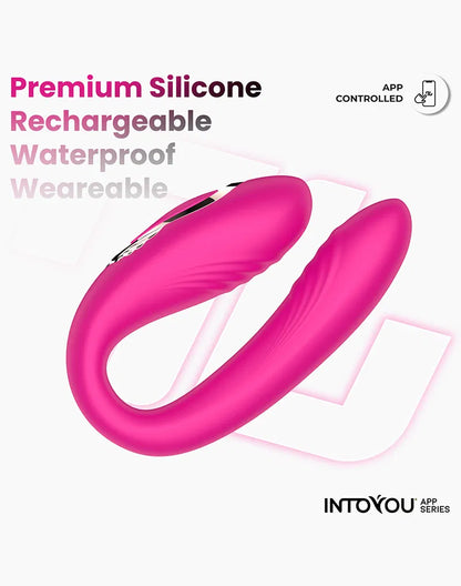 Vibromasseur pour Couples à Vibration et Oscillation Couty avec app- IntoYou