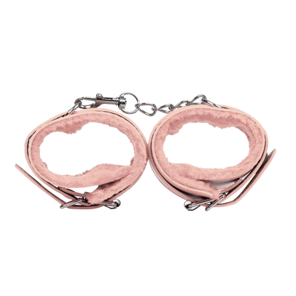 Menottes en Fourrure Roses - TieMeUp