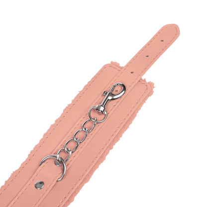 Menottes en Fourrure Roses - TieMeUp