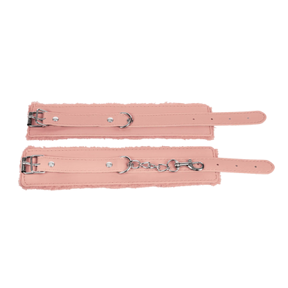 Menottes en Fourrure Roses - TieMeUp